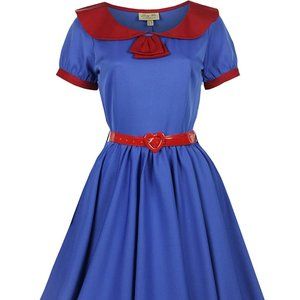 Lindy Bop Odette Blue and red dress